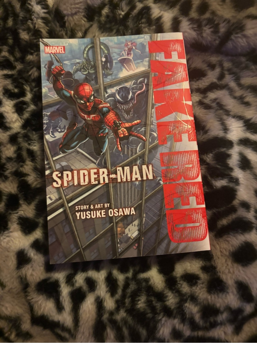 Marvel Spider-Man Hardcover Coffee Table Book – Red, Black, Blue